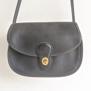 COACH Vintage Leather Prairie Saddle Crossbody